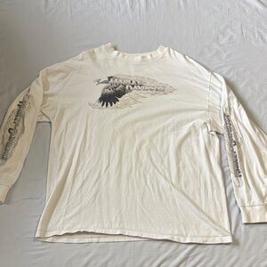 Harley-Davidson White Long Sleeve Men's Tee